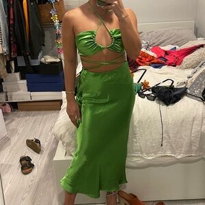 Topshop Satin Set